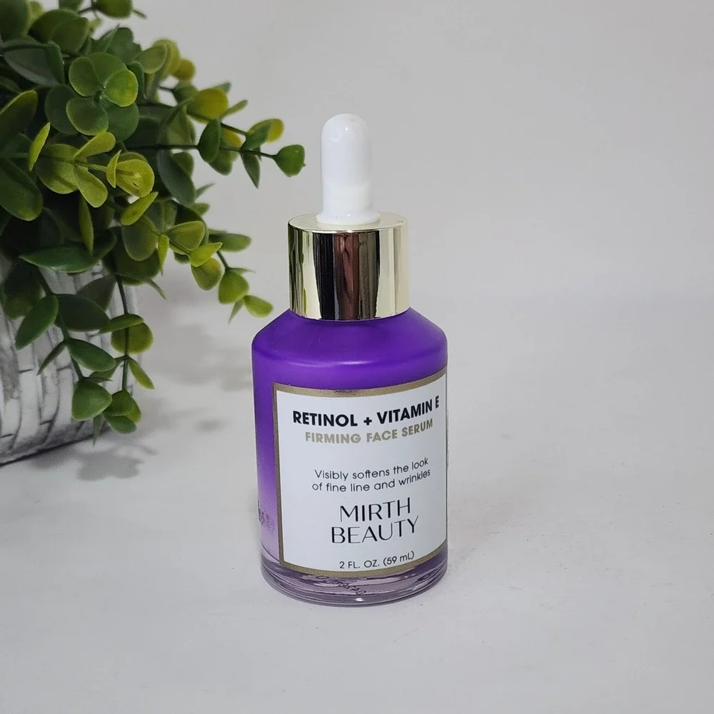Mirth Beauty Retinol & Vitamin E Firming Face Serum Fine Lines Wrinkles 2 fl oz